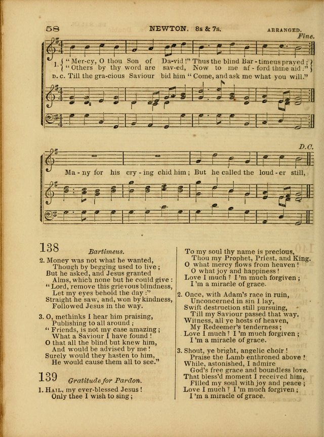 Cottage Melodies; a hymn and tune book, for prayer and social meetings and the home circle page 65