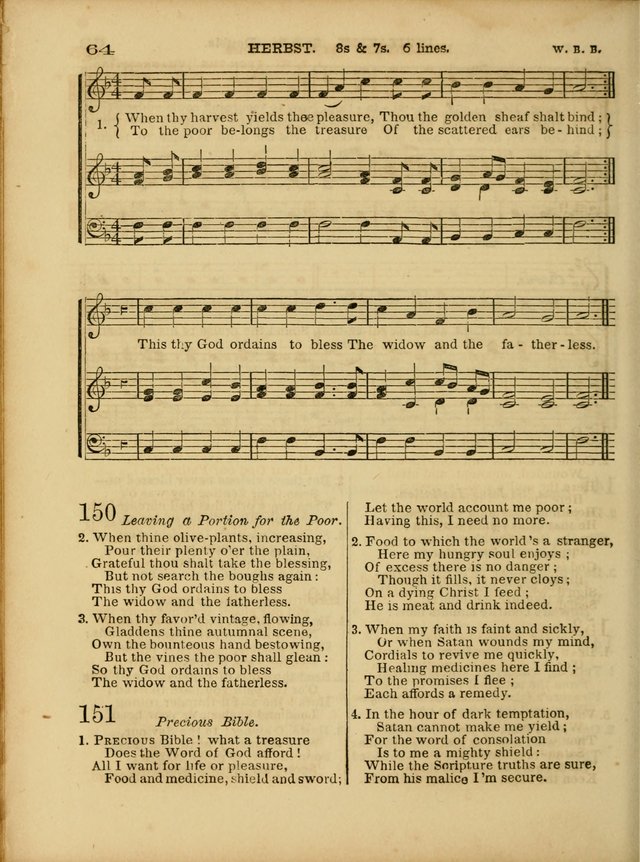 Cottage Melodies; a hymn and tune book, for prayer and social meetings and the home circle page 71