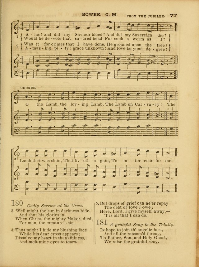 Cottage Melodies; a hymn and tune book, for prayer and social meetings and the home circle page 84