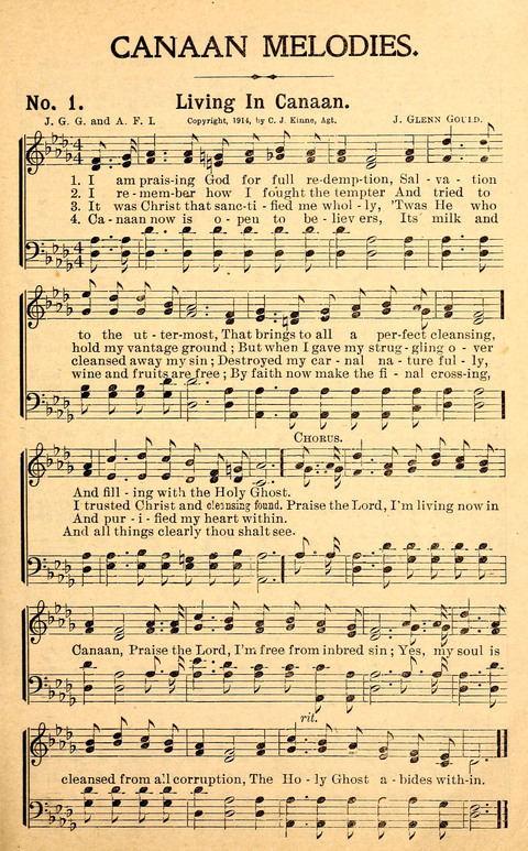Canaan Melodies: Let everything that hath breath praise the Lord page 1