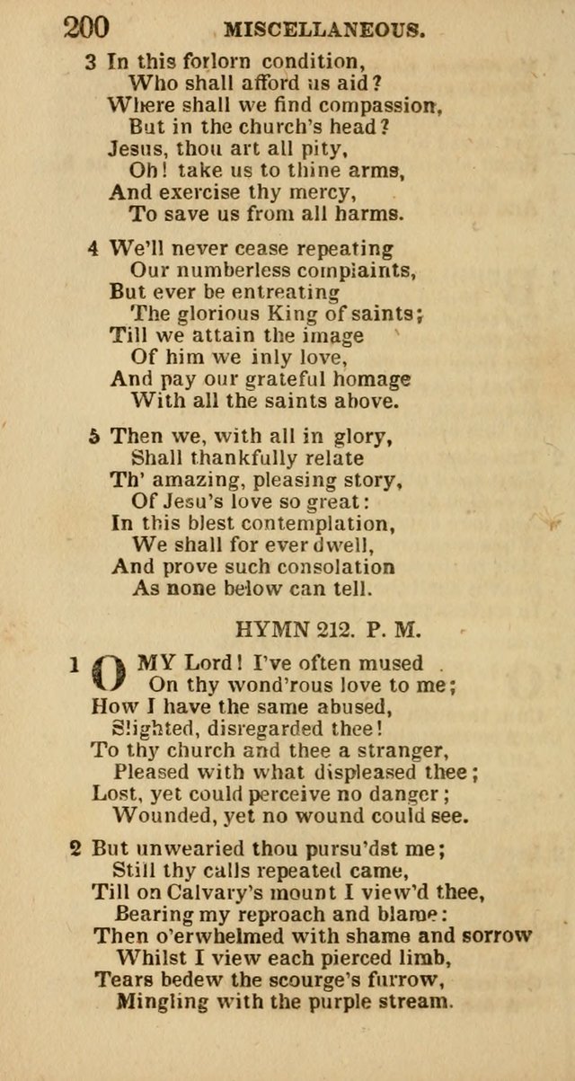 The Camp-Meeting Chorister: or, a collection of hymns and spiritual songs, for the pious of all denominations. To be sung at camp meetings, during revivals of religion, and on other occasions page 202