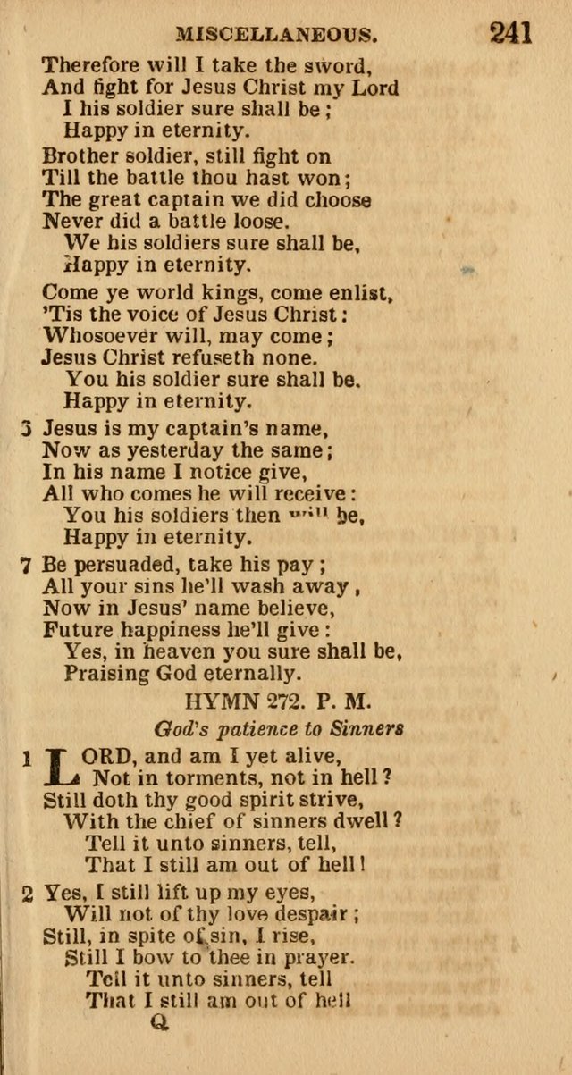 The Camp-Meeting Chorister: or, a collection of hymns and spiritual songs, for the pious of all denominations. To be sung at camp meetings, during revivals of religion, and on other occasions page 243