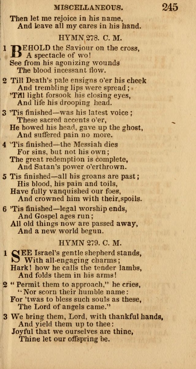 The Camp-Meeting Chorister: or, a collection of hymns and spiritual songs, for the pious of all denominations. To be sung at camp meetings, during revivals of religion, and on other occasions page 247