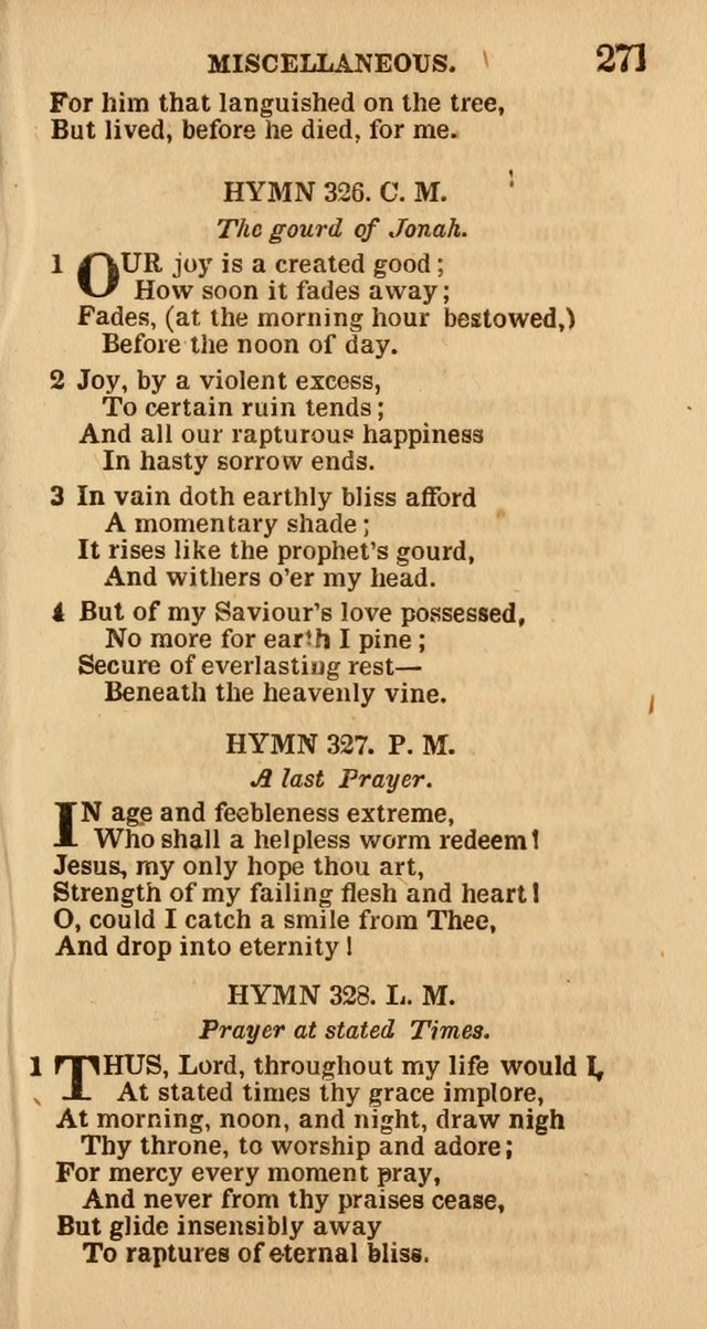 The Camp-Meeting Chorister: or, a collection of hymns and spiritual songs, for the pious of all denominations. To be sung at camp meetings, during revivals of religion, and on other occasions page 273