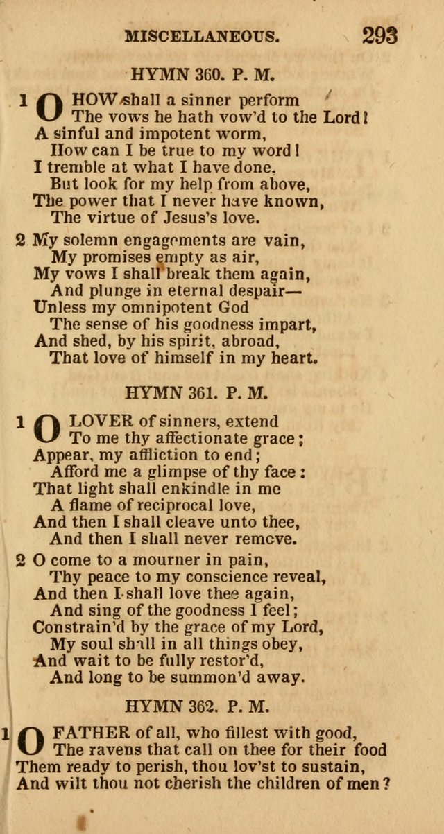 The Camp-Meeting Chorister: or, a collection of hymns and spiritual songs, for the pious of all denominations. To be sung at camp meetings, during revivals of religion, and on other occasions page 295