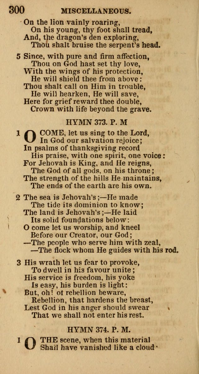The Camp-Meeting Chorister: or, a collection of hymns and spiritual songs, for the pious of all denominations. To be sung at camp meetings, during revivals of religion, and on other occasions page 302