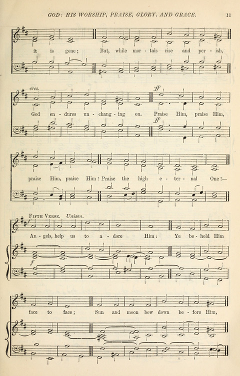 The Congregational Mission Hymnal: and Week-night service book page 11
