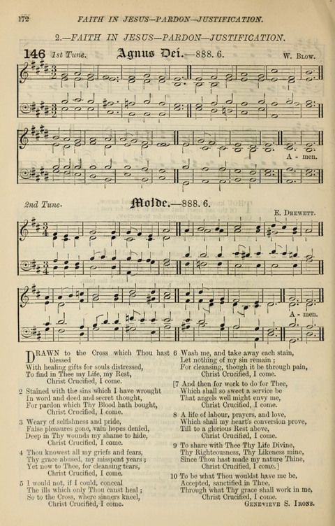 The Congregational Mission Hymnal: and Week-night service book page 166