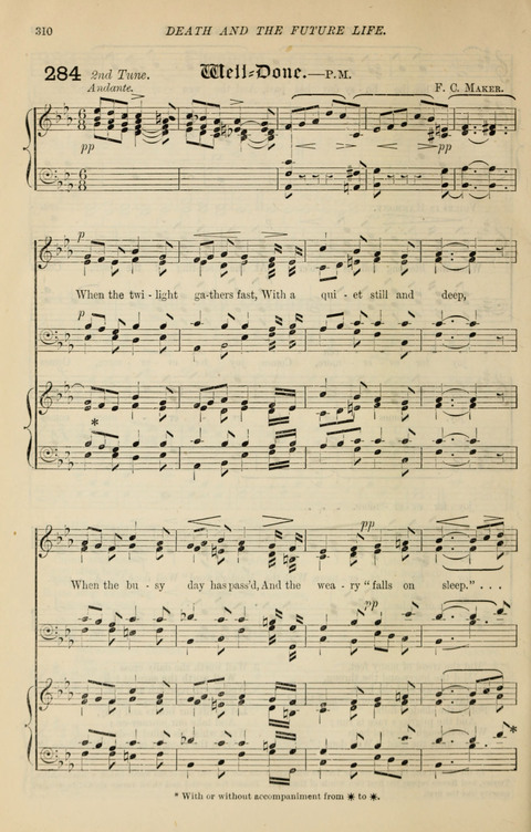 The Congregational Mission Hymnal: and Week-night service book page 304