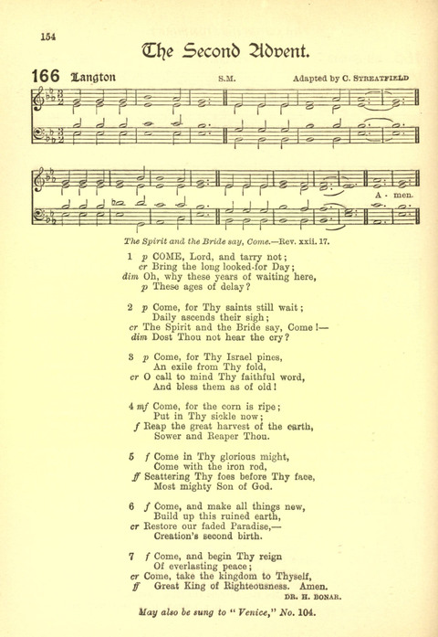 The Church Missionary Hymn Book page 152