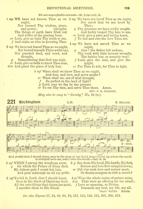 The Church Missionary Hymn Book page 201