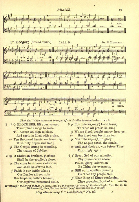 The Church Missionary Hymn Book page 47