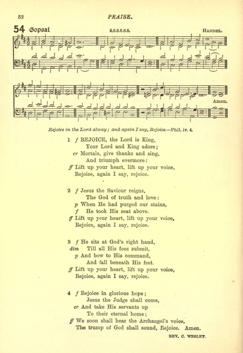 The Church Missionary Hymn Book page 50
