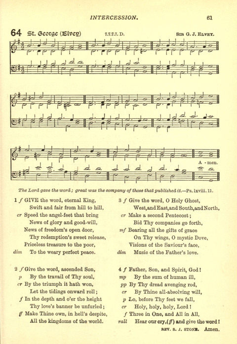 The Church Missionary Hymn Book page 59
