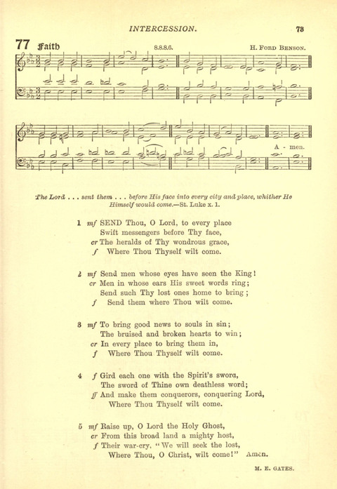 The Church Missionary Hymn Book page 71