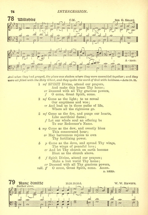 The Church Missionary Hymn Book page 72