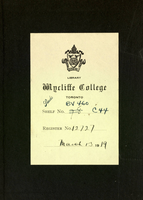 The Church Missionary Hymn Book page i