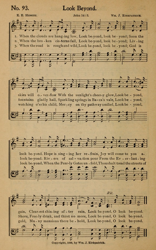 Christian Melodies: the new song book, for church, evangelistic, Sunday-school and Christian endeavor services page 101