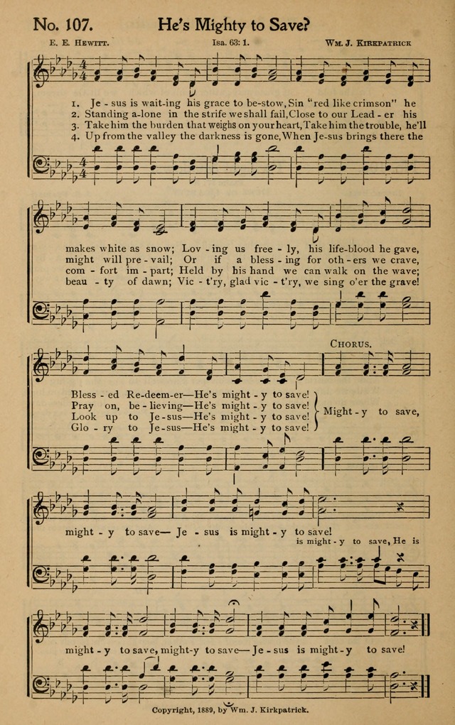 Christian Melodies: the new song book, for church, evangelistic, Sunday-school and Christian endeavor services page 115