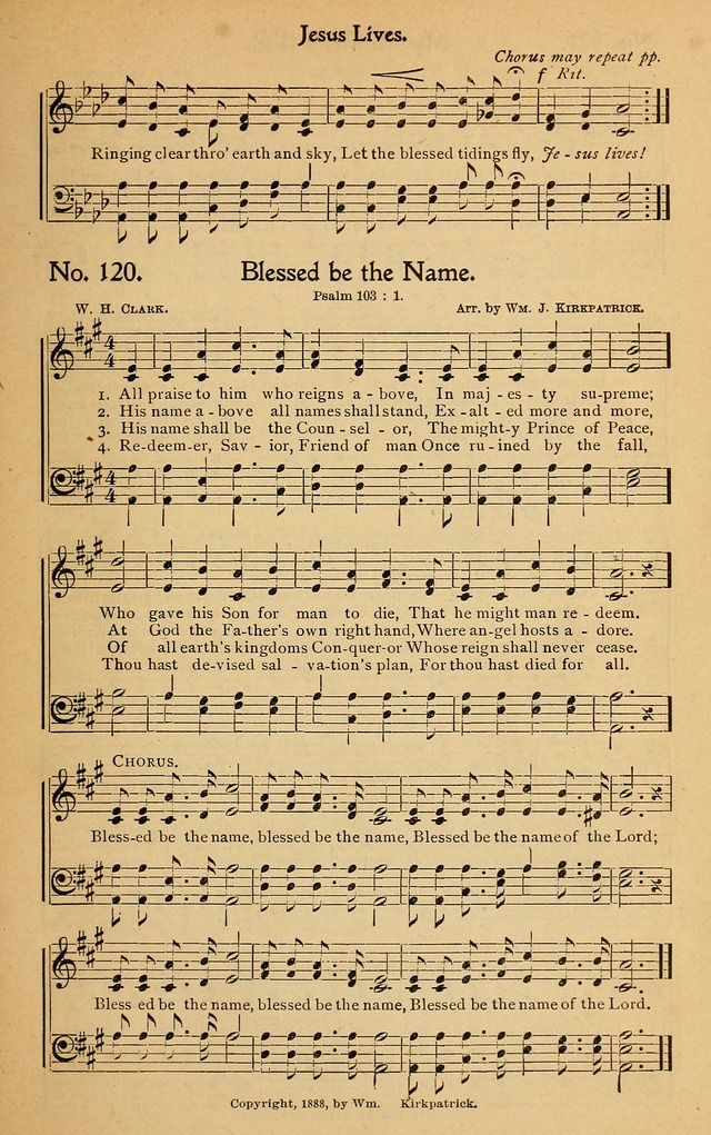 Christian Melodies: the new song book, for church, evangelistic, Sunday-school and Christian endeavor services page 128