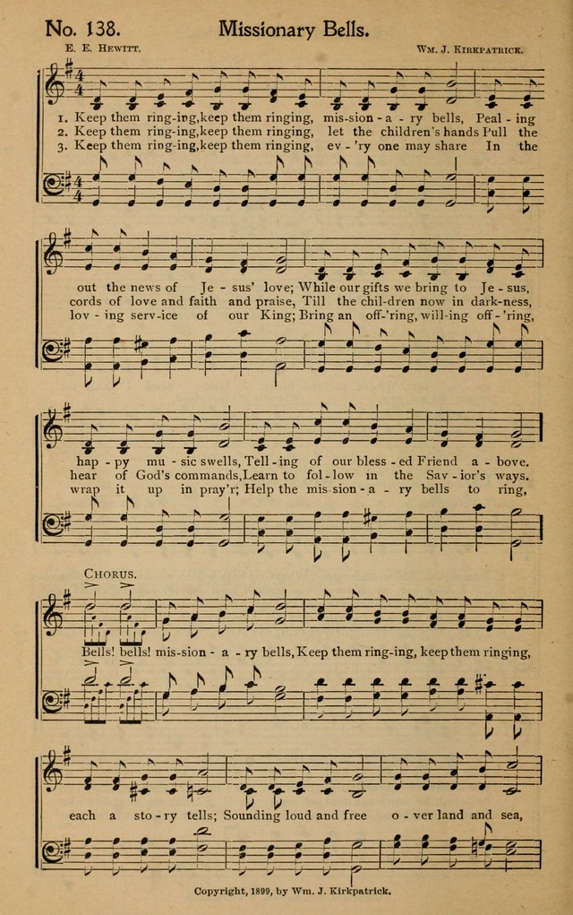 Christian Melodies: the new song book, for church, evangelistic, Sunday-school and Christian endeavor services page 147
