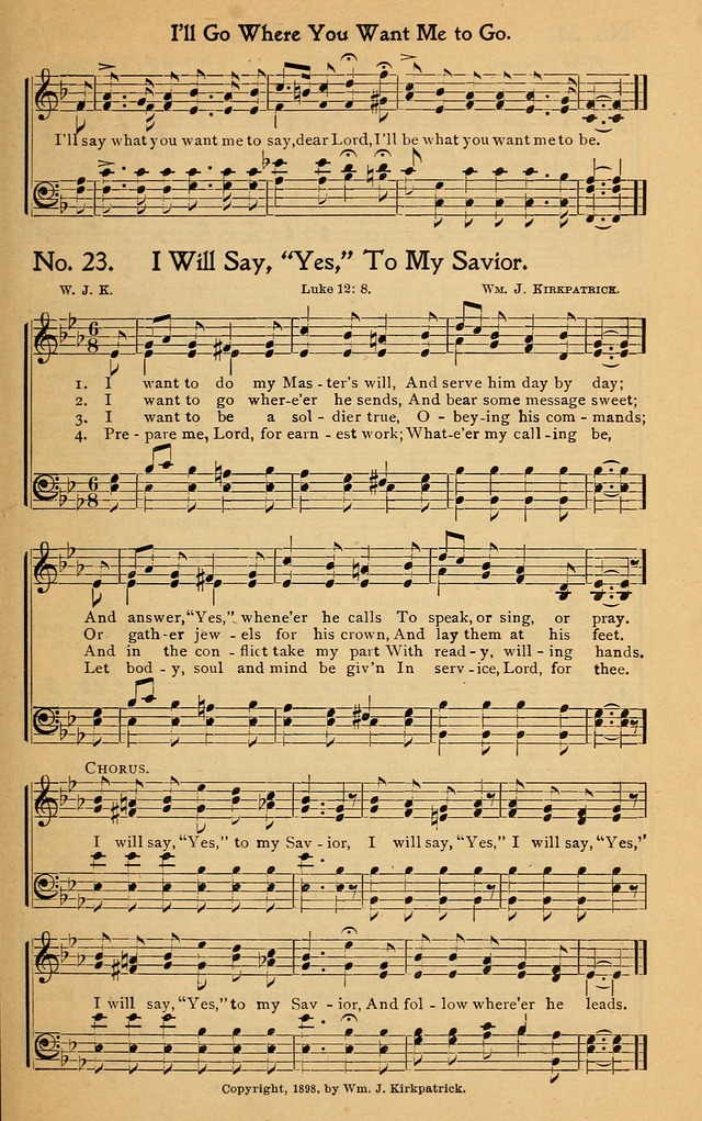 Christian Melodies: the new song book, for church, evangelistic, Sunday-school and Christian endeavor services page 30