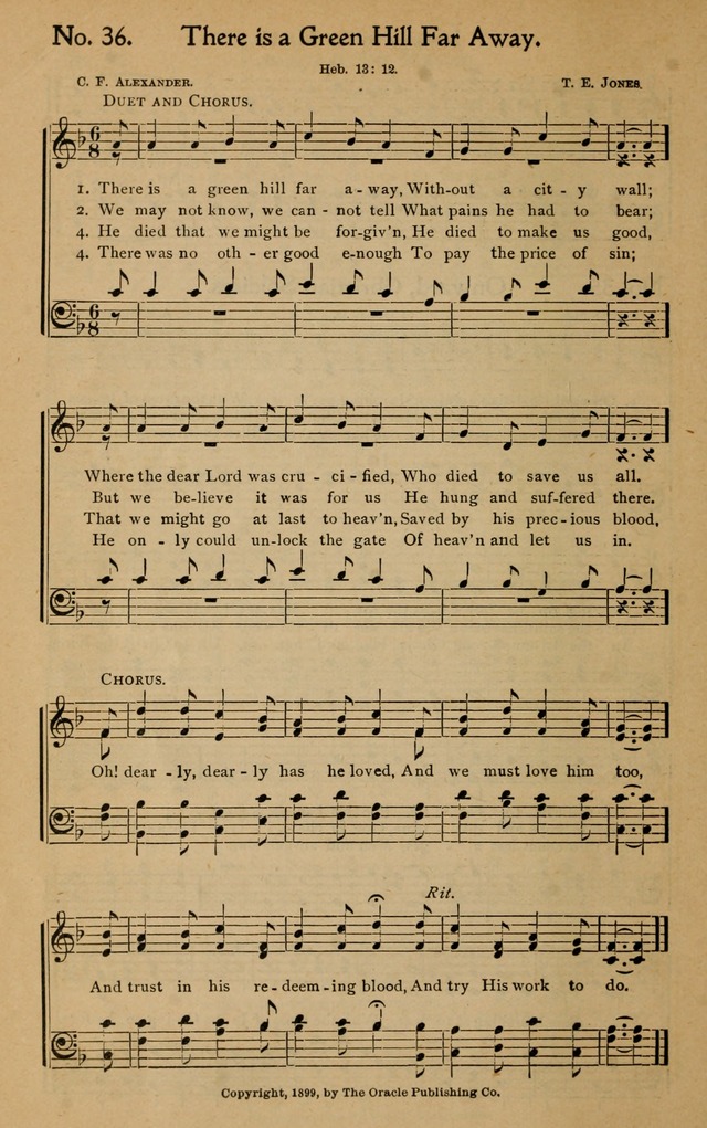 Christian Melodies: the new song book, for church, evangelistic, Sunday-school and Christian endeavor services page 43
