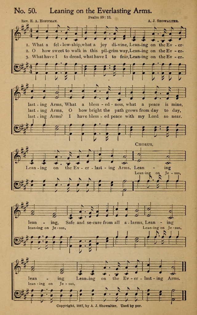 Christian Melodies: the new song book, for church, evangelistic, Sunday-school and Christian endeavor services page 57