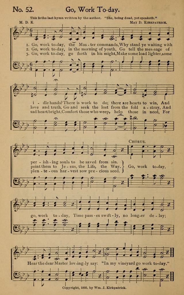 Christian Melodies: the new song book, for church, evangelistic, Sunday-school and Christian endeavor services page 59