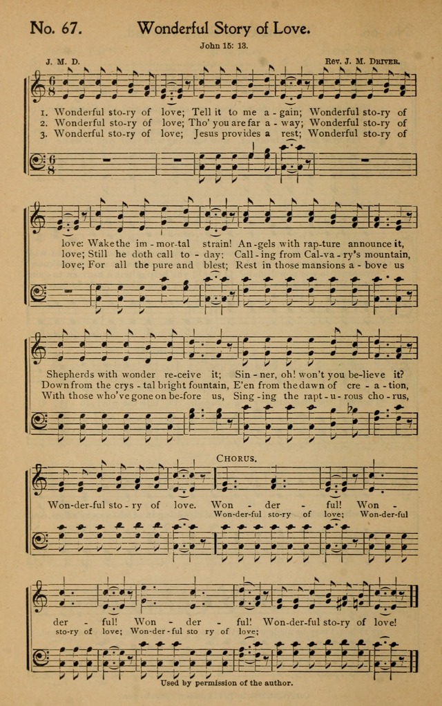 Christian Melodies: the new song book, for church, evangelistic, Sunday-school and Christian endeavor services page 75