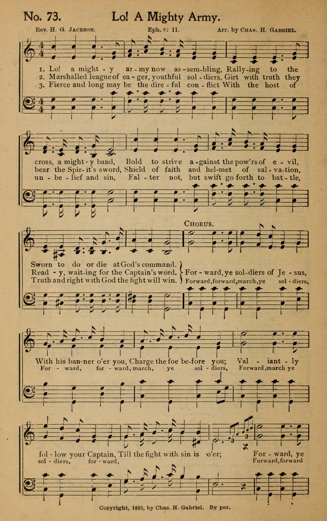 Christian Melodies: the new song book, for church, evangelistic, Sunday-school and Christian endeavor services page 81