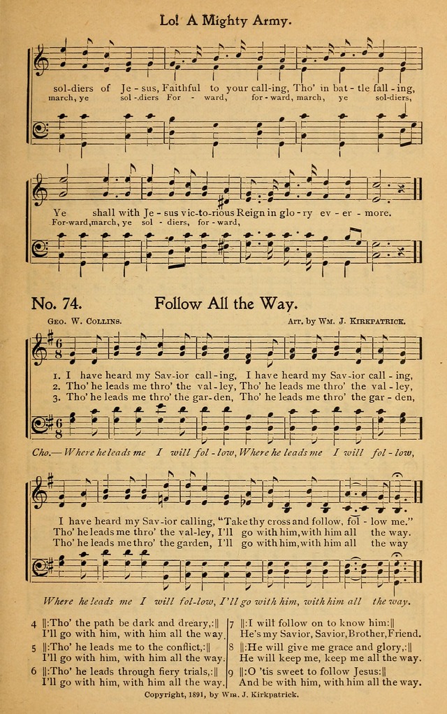 Christian Melodies: the new song book, for church, evangelistic, Sunday-school and Christian endeavor services page 82