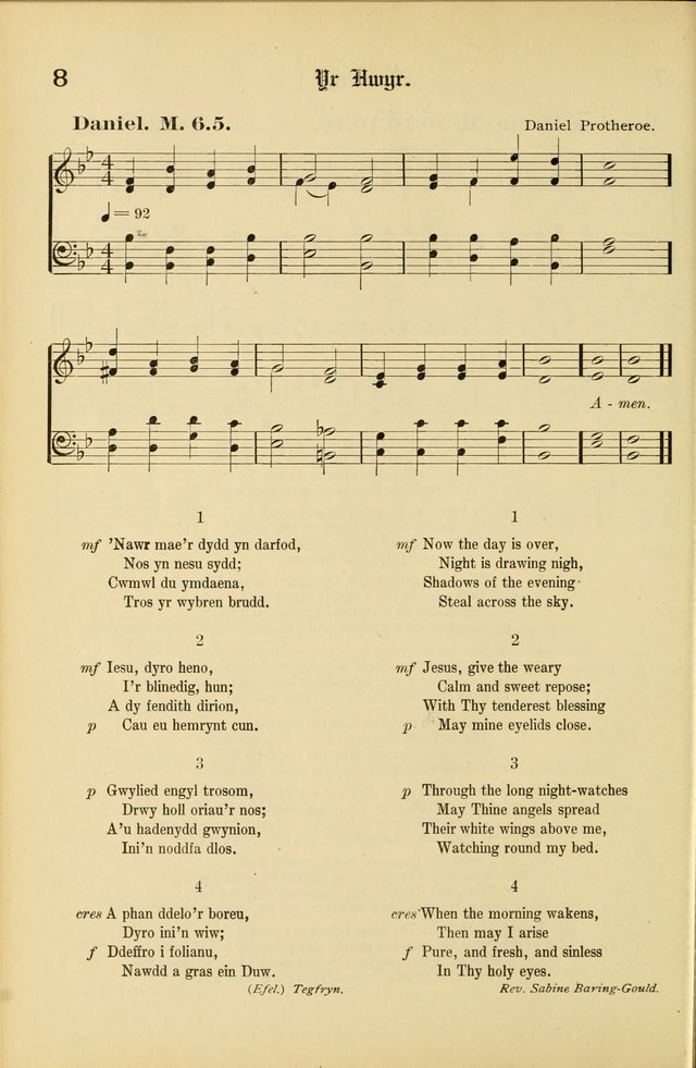 Cân a Mawl: llyfr hymna a thonau Methodistiaid Calfinaidd Unol Dalaethau yr America=Song and Praise: the hymnal of the Calvinistic Methodist Church of the United States of America page 10