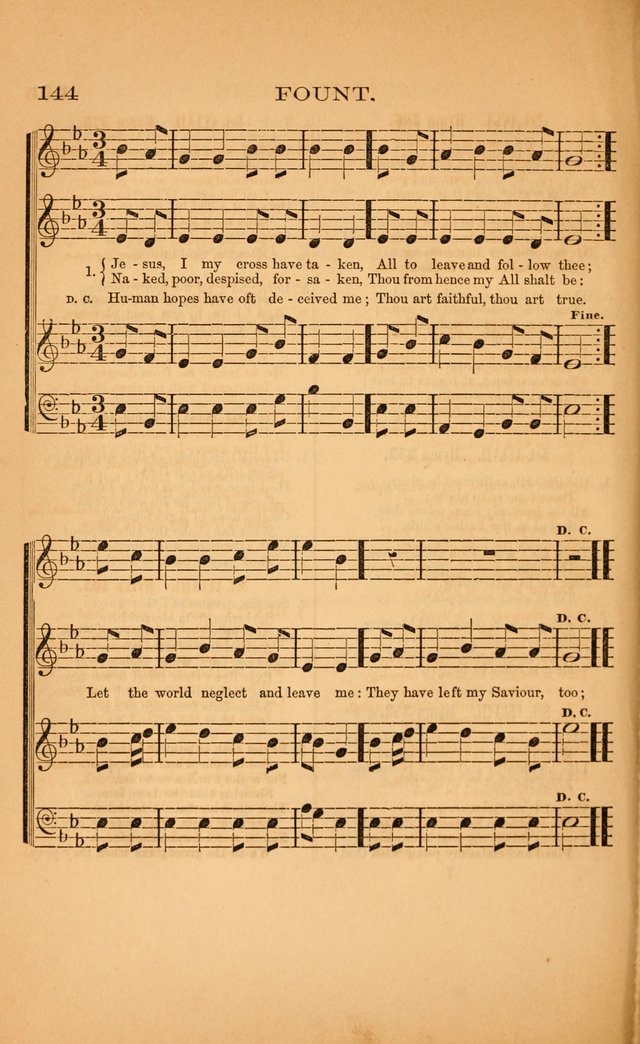 Church music: with selections for the ordinary occasions of public and social worship, from the Psalms and hymns of the Presbyterian Church in the United States of America page 144