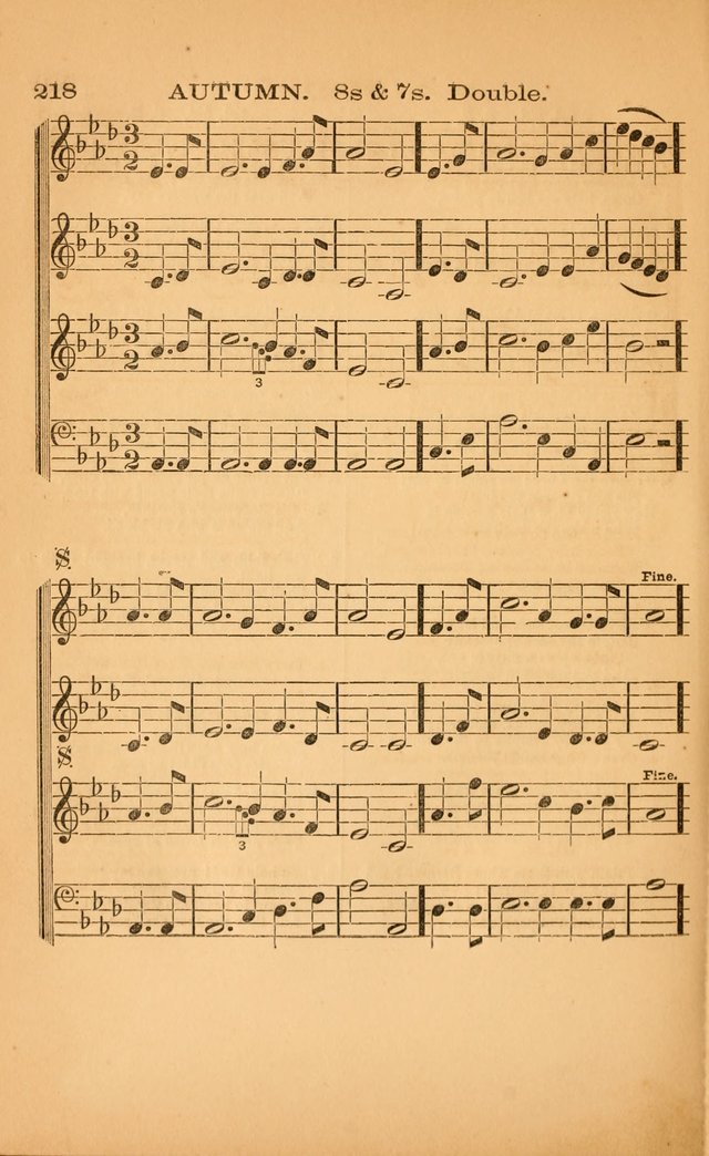 Church music: with selections for the ordinary occasions of public and social worship, from the Psalms and hymns of the Presbyterian Church in the United States of America page 218