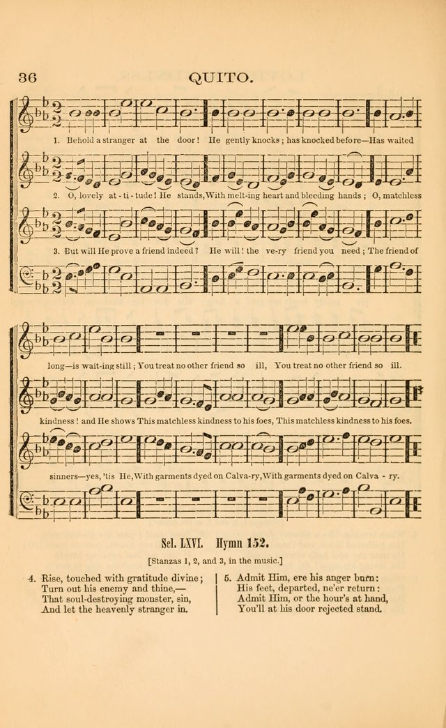 Church music: with selections for the ordinary occasions of public and social worship, from the Psalms and hymns of the Presbyterian Church in the United States of America page 36