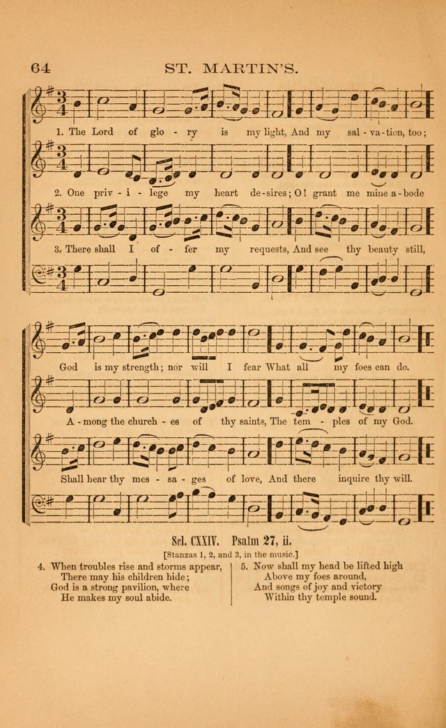 Church music: with selections for the ordinary occasions of public and social worship, from the Psalms and hymns of the Presbyterian Church in the United States of America page 64
