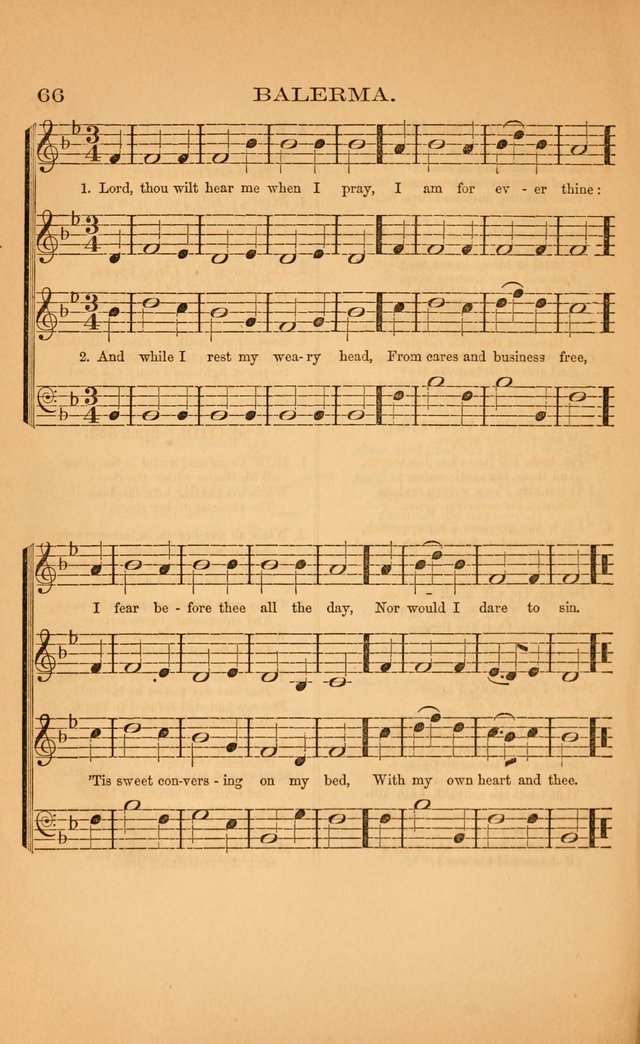 Church music: with selections for the ordinary occasions of public and social worship, from the Psalms and hymns of the Presbyterian Church in the United States of America page 66