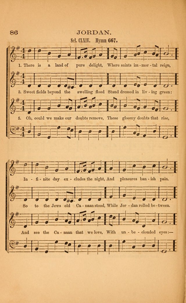 Church music: with selections for the ordinary occasions of public and social worship, from the Psalms and hymns of the Presbyterian Church in the United States of America page 86