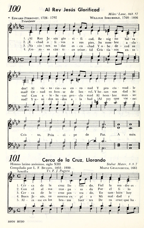 Cántico Nuevo: Himnario Evangelico page 116