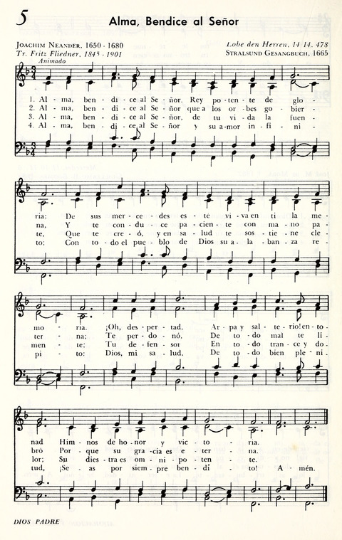 Cántico Nuevo: Himnario Evangelico page 14
