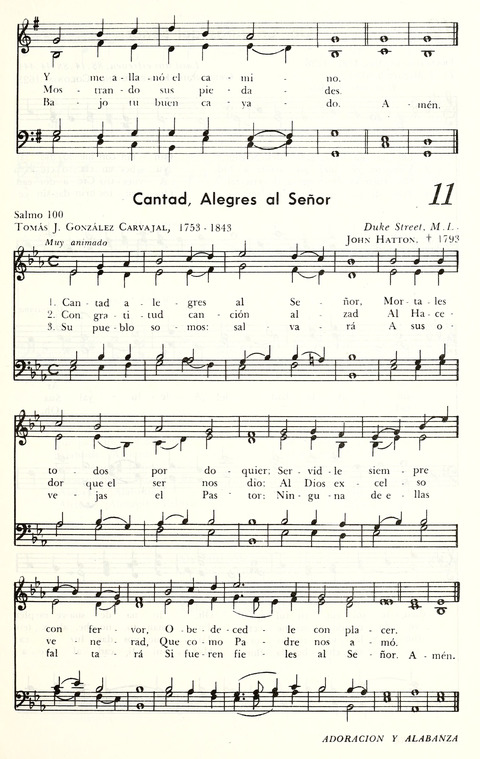Cántico Nuevo: Himnario Evangelico page 21