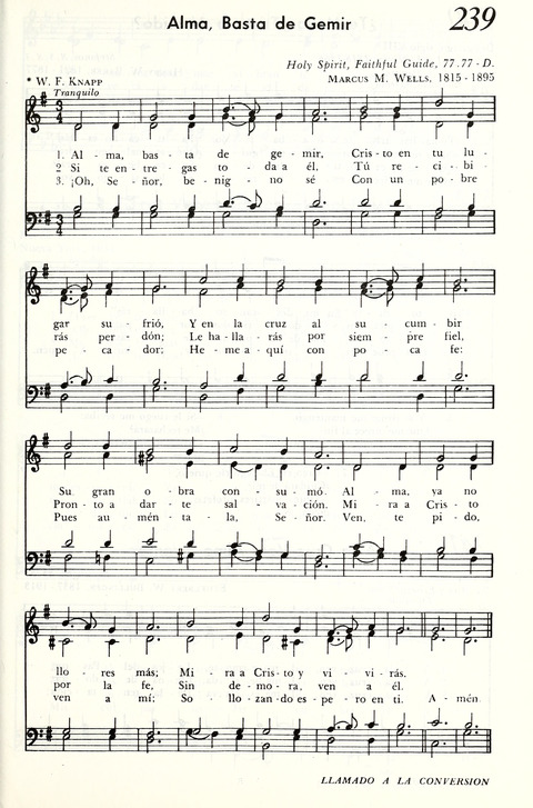 Cántico Nuevo: Himnario Evangelico page 257