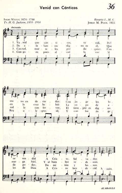 Cántico Nuevo: Himnario Evangelico page 47