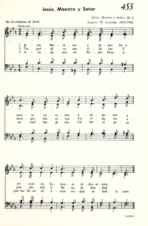 Cántico Nuevo: Himnario Evangelico page 481