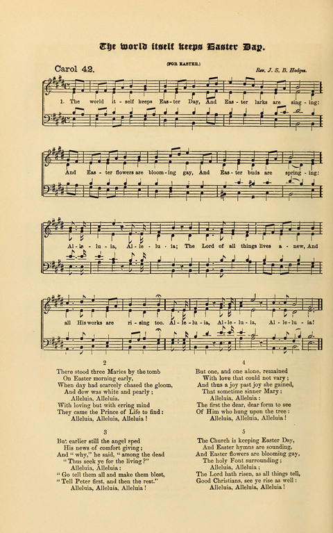 Carols Old and Carols New: for use at Christmas and other seasons of the Christian year page 42