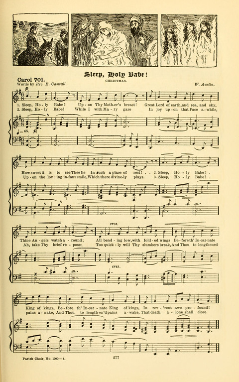 Carols Old and Carols New: for use at Christmas and other seasons of the Christian year page 587