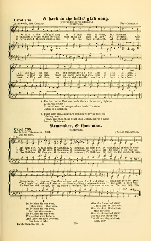 Carols Old and Carols New: for use at Christmas and other seasons of the Christian year page 589