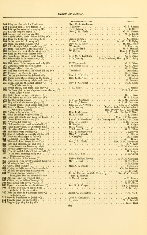 Carols Old and Carols New: for use at Christmas and other seasons of the Christian year page xiv