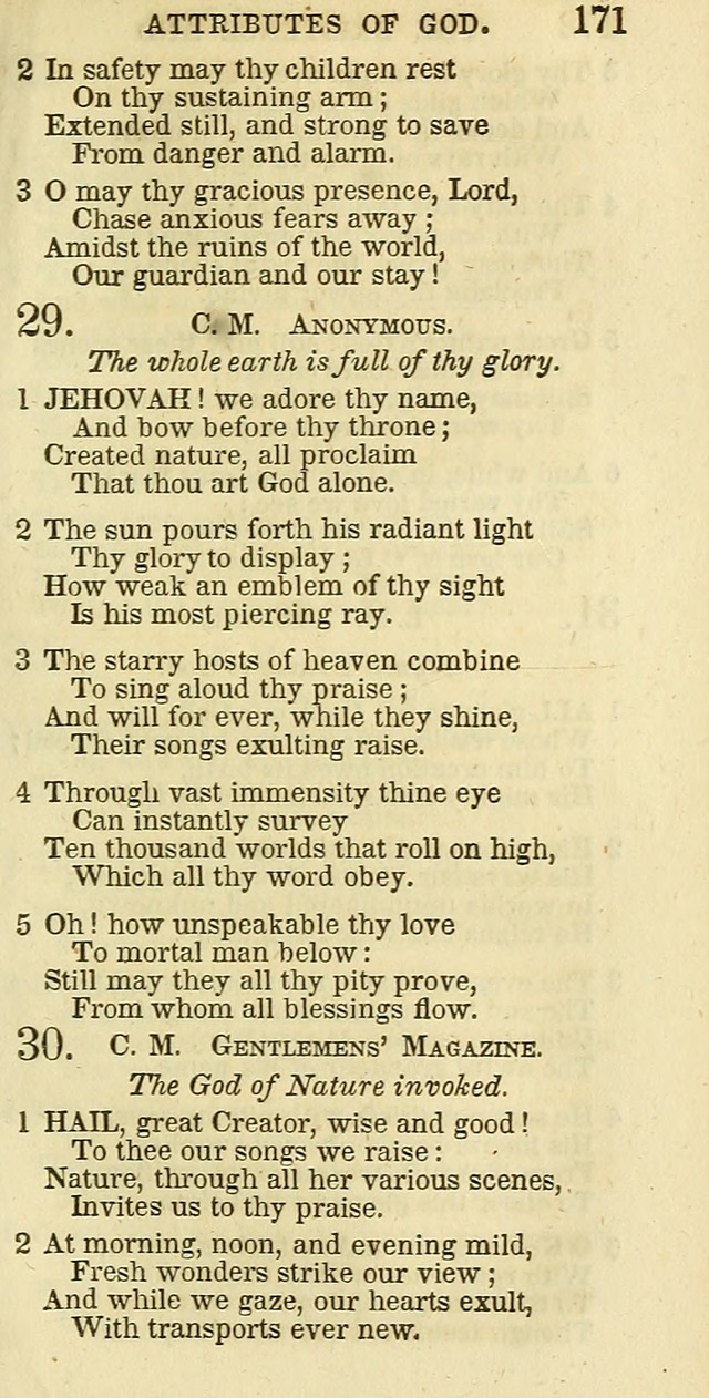 The Christian Psalmist: being a collection of psalms, hymns, and spiritual songs compiled from the most approved authors, and designed as a standard hymn book for public and social worship page 171